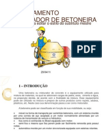 Treinamento Operador Betoneira