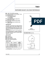 1.225V Micropower Shunt Voltage Reference: Description