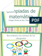 Olimpiada Matemática Mayo