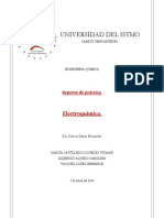 Electrolisis. Practica 3