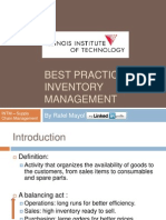 Best Practices in Inventory Management: by Rafel Mayol