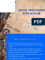 Signal Processing in Matlab (Present)