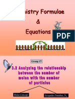 Chemistry Formulae & Equations