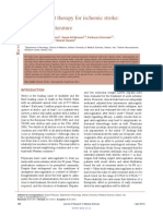 Anticoagulant Therapy For Ischemic Stroke