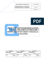 Procedimiento Replanteo Topografico