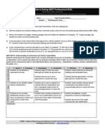 ABET Professional Skills Rubric