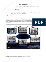 PNP Operations: Police Integrated Patrol System (PIPS)