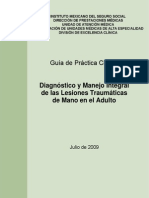 GPC Lesiones Traumáticas de Mano