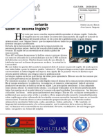 Por Que Es Importante Saber Inglés PDF