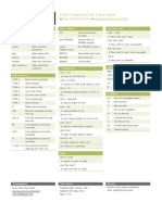 Linux Command Line Cheat Sheet: by Via