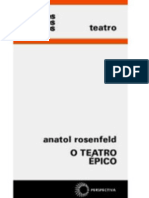 O Teatro Épico (Completo) - Anatol Rosenfeld