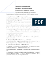 Examen de Fundamentos de Química