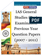 UPSC IAS Pre LAST 5 Year Papers General Studies