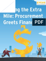 Walking The Extra Mile Procurement Greets Finance