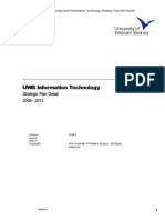 UWS IT Strategic Plan Detailed 29 June2008