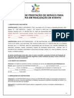 Contrato de Prestação de Serviço de Assessoria de Casamento Completa