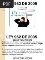 Ley 962 de 2005