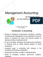 Introudction To Management Accounting Revised