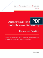 Audiovisual Translation Subtitles and Subtitling Intro