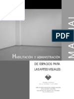 Habilitacion y Administracion Espacios Artes Visuales