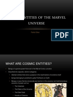 Cosmic Entities of The Marvel Universe