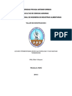 Leches Fermentadas Ácido-Alcohólicas y Sus Nuevas Tendencias