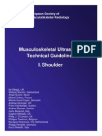 Musculoskeletal Ultrasound Technical Guidelines