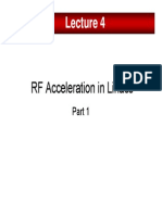 RF Acceleration in RF Acceleration in Linacs Linacs