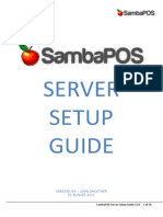 SambaPOS Server Setup Guide (DRAFT) v2