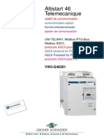 Altistart 46 Telemecanique: Additif de Communication