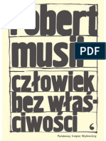 Robert Musil - Człowiek Bez Właściwości - TOM 1