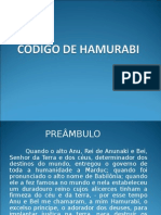 9 e 10 - Código de Hamurabi