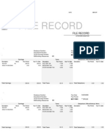 Pay Stub Summary