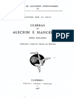 Guerras Do Alecrim e Mangerona, de António José Da Silva, o Judeu