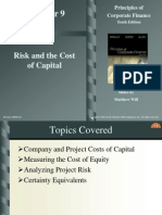 Risk and The Cost of Capital: Principles of Corporate Finance