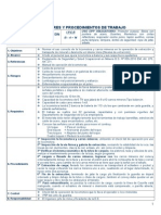 Estándares y Procedimientos de Trabajo Transporte de Mineral Con Locomotora