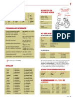 Spaans Beginners Les 1tm7 RESUMEN GRAMATICA