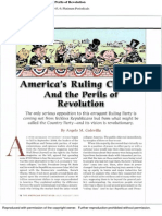 America Ruling Class and The Perils of Revolution