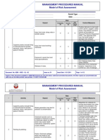 Model of Risk Assessment