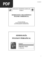 Leccion 3. Semiologia. Diagnostico Pulpar y Periapical-2013-14