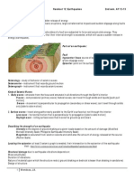 Geology 11 Handout 12: Earthquakes 2nd Sem. AY 12-13: Mendoza, J.A