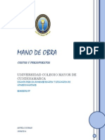 Mano de Obra