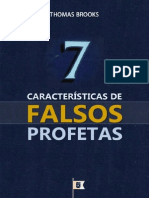 7 Características de Falsos Profetas Thomas Brooks