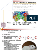 Evaluación Biológica de Las Proteínas Ene - Jun 2014