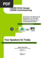 Leed Hvac Design Leed Commissioning Jorge Mbo Smri