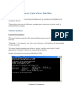 Distinguish Between Types of User Interface