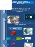 Unidad Temática V: Fijación Del Precio de Los Productos, Factores y Enfoques. Unidad Temática Vi: Estrategias de Fijación de Precios.