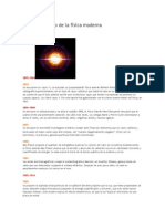 Cronologia de Los Grandes Avances en La Fisica