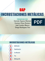 Incrustación - METÁLICA