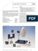 LEP 1.3.19 Laws of Gyroscopes / 3-Axis Gyroscope: Related Topics Problems